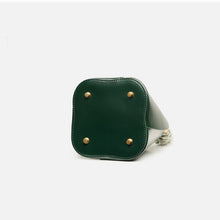 Load image into Gallery viewer, Lotus Leather Bucket Bag
