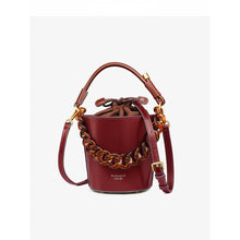 Load image into Gallery viewer, Leather Bucket Bag Crossbody Bag
