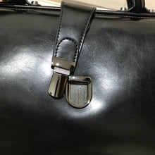 Load image into Gallery viewer, Women&#39;s Black Doctor Bag
