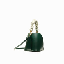 Load image into Gallery viewer, Lotus Leather Bucket Bag
