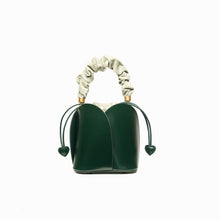 Load image into Gallery viewer, Lotus Leather Bucket Bag
