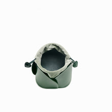 Load image into Gallery viewer, Lotus Leather Bucket Bag
