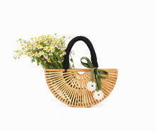 Load image into Gallery viewer, Modern Bamboo Handbag
