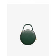 Load image into Gallery viewer, Round Leather Satchel Crossbody Bag
