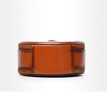 Load image into Gallery viewer, Bee Round Shaped Leather Shoulder Bag
