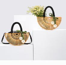 Load image into Gallery viewer, Modern Bamboo Handbag
