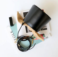 Load image into Gallery viewer, Luxury Leather Mini Bucket Bag
