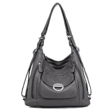 Load image into Gallery viewer, 2021 Genuine Leather women Handbags Multifunction Shoulder Bags Travel BackPack
