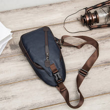 Load image into Gallery viewer, Retro Leather Sling Chest Bag
