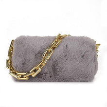 Load image into Gallery viewer, 2021 Winter Plush Shoulder Bag Fashion Chain Handbags
