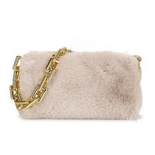 Load image into Gallery viewer, 2021 Winter Plush Shoulder Bag Fashion Chain Handbags
