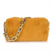 Load image into Gallery viewer, 2021 Winter Plush Shoulder Bag Fashion Chain Handbags
