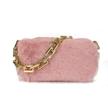 Load image into Gallery viewer, 2021 Winter Plush Shoulder Bag Fashion Chain Handbags
