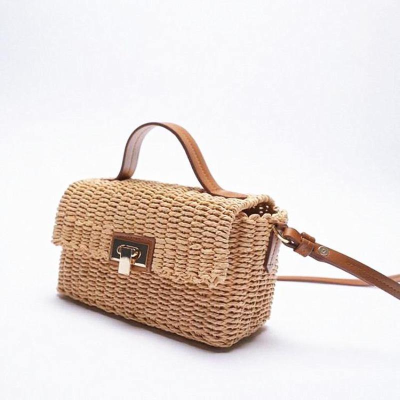 New Paper Rope Messenger Bag