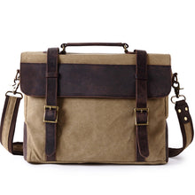 Load image into Gallery viewer, Military Canvas Messenger Bag
