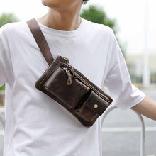 Load image into Gallery viewer, Retro Leather Sling Bag
