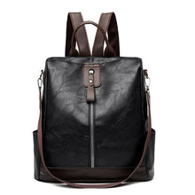 Load image into Gallery viewer, Vintage Leather Travel Backpack
