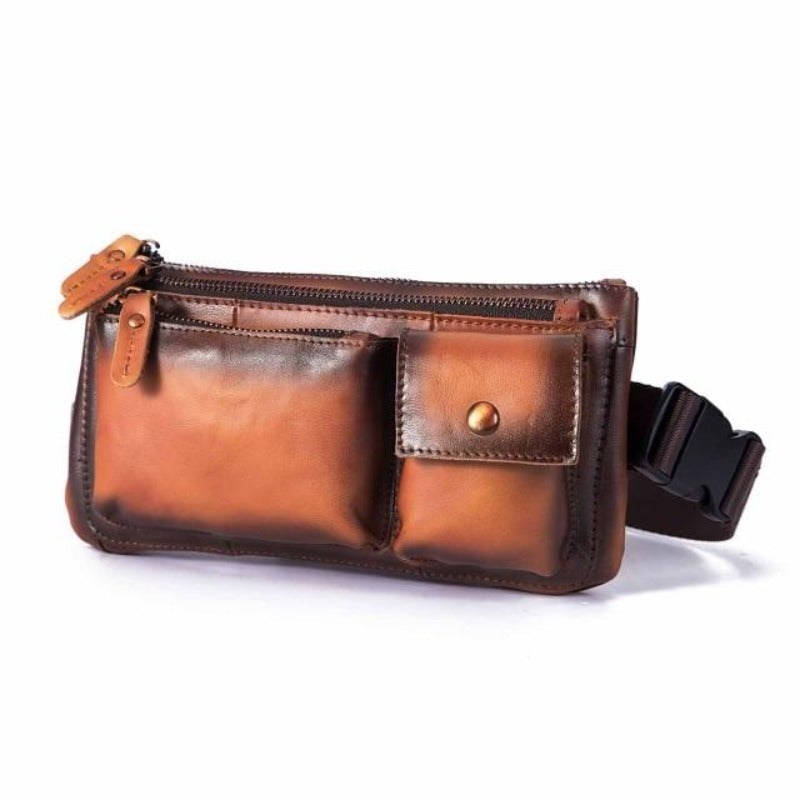 Retro Leather Sling Bag