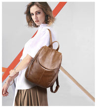 Load image into Gallery viewer, Vegan Leather Backpack
