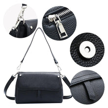 Load image into Gallery viewer, Genuine Leather Fashion Shoulder Bag Women Flap Messenger Crossbody Handbag
