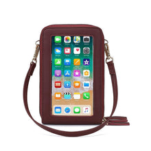 Load image into Gallery viewer, Women Crossbody Cellphone Purse Touch Screen Bag RFID Blocking Wallet Shoulder Handbag
