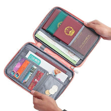 Load image into Gallery viewer, Travel Passport Cover Waterproof Passport holder Holder Multi-Function ID Document Wallet Organizer Credit Card Accessories
