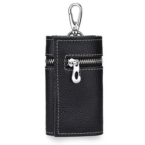 Cowhide Leather Multi-function Key Wallet Housekeeper Key Holders