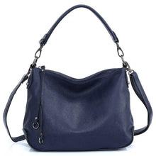 Load image into Gallery viewer, Genuine Leather Bags Women Casual Hobo Handbag Shoulder Crossbody Bag
