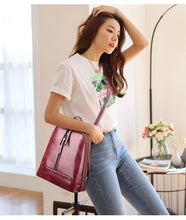 Load image into Gallery viewer, Fashion Large School Bags Women Leather Backpack Travel Shoulder Bag  for Teenage Girl
