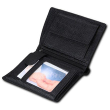 Load image into Gallery viewer, Multifunctional Genuine Leather Purse Coin Pocket Photo Card HolderMen Wallet Short Wallets
