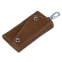 Load image into Gallery viewer, Genuine Leather Multinational Key Housekeeper Key Holders  Key Cases
