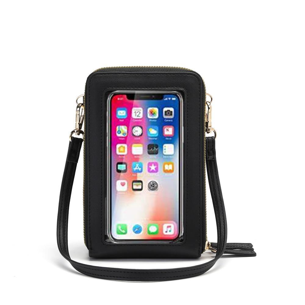 Women Touch Screen Phone Bag RFID Crossbody Cellphone Purse Wallet Shoulder Handbag