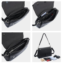 Load image into Gallery viewer, Genuine Leather Fashion Shoulder Bag Women Flap Messenger Crossbody Handbag
