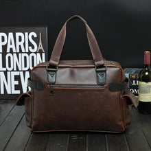 Load image into Gallery viewer, Vegan Leather Men&#39;s Shoulder Bag
