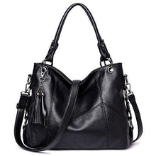 Load image into Gallery viewer, High Quality Soft Leather Tassel Luxury Women Handbags Crossbody Bag Tote Purse
