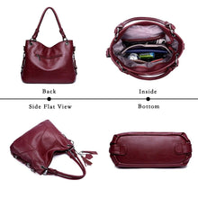 Load image into Gallery viewer, High Quality Soft Leather Tassel Luxury Women Handbags Crossbody Bag Tote Purse
