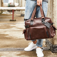 Load image into Gallery viewer, Vegan Leather Men&#39;s Shoulder Bag
