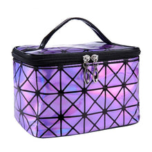 Load image into Gallery viewer, Fashion Laser Travel Make Up Bag Organizer Women Zipper Cosmetic Case Storage Box Portable Makeup Pouch
