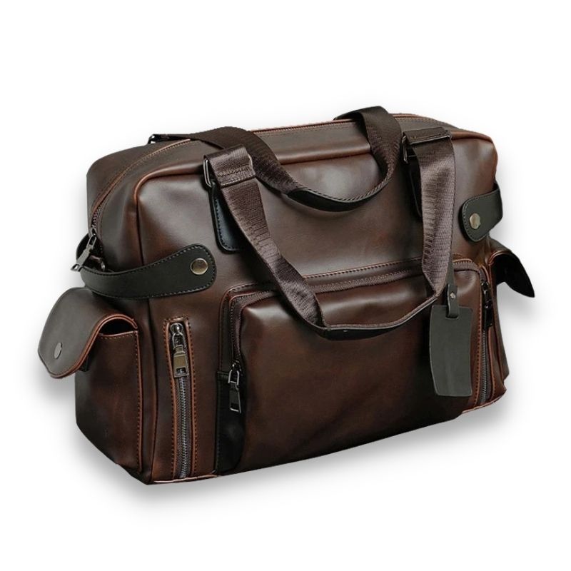 Vegan Leather Men's Shoulder Bag