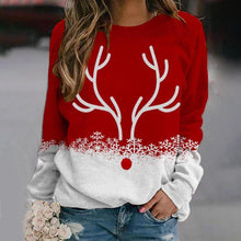 Load image into Gallery viewer, Holiday Spirit Reindeer Sweatshirt
