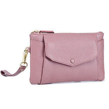 Load image into Gallery viewer, Genuine Leather Large Capacity Wallet With Mobile Pouch Women Coin Purse Zipper Pockets
