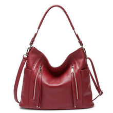 Load image into Gallery viewer, Genuine Leather Women Bag Daily Handbag Shoulder Tote Crossbody Hobo Zipper Pocket Z26
