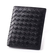 Load image into Gallery viewer, Soft Sheepskin Genuine Leather Handmade Knitting Men Wallets Purse
