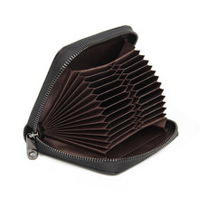 Load image into Gallery viewer, Genuine Leather Unisex RFID Wallet Card Holder Card Case ID Holders
