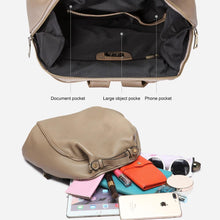 Load image into Gallery viewer, Leather Women Backpack Large Capacity Travel Bag  Girls Fashion Schoolbag
