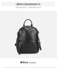 Load image into Gallery viewer, Leather Vintage Women Backpack Daily Holiday Knapsack Casual Travel Bags Girl&#39;s Schoolbag
