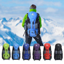 Load image into Gallery viewer, WOMEN MEN 50L Camping Backpack Hiking Waterproof Trekking Bag Travel Rucksack
