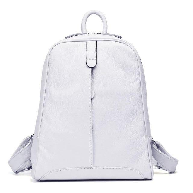 Leather Women Backpacks School bag Teenagers shoulders Bag