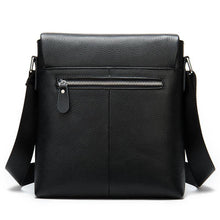 Load image into Gallery viewer, Genuine Leather Men&#39;s Flap messenger bag Shoulder bag crossbody bags
