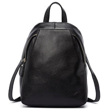 Load image into Gallery viewer, Leather Women Backpack Ladies Travel Bags Preppy Style Schoolbags
